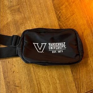 Black Waist Bag- vanderbilt university